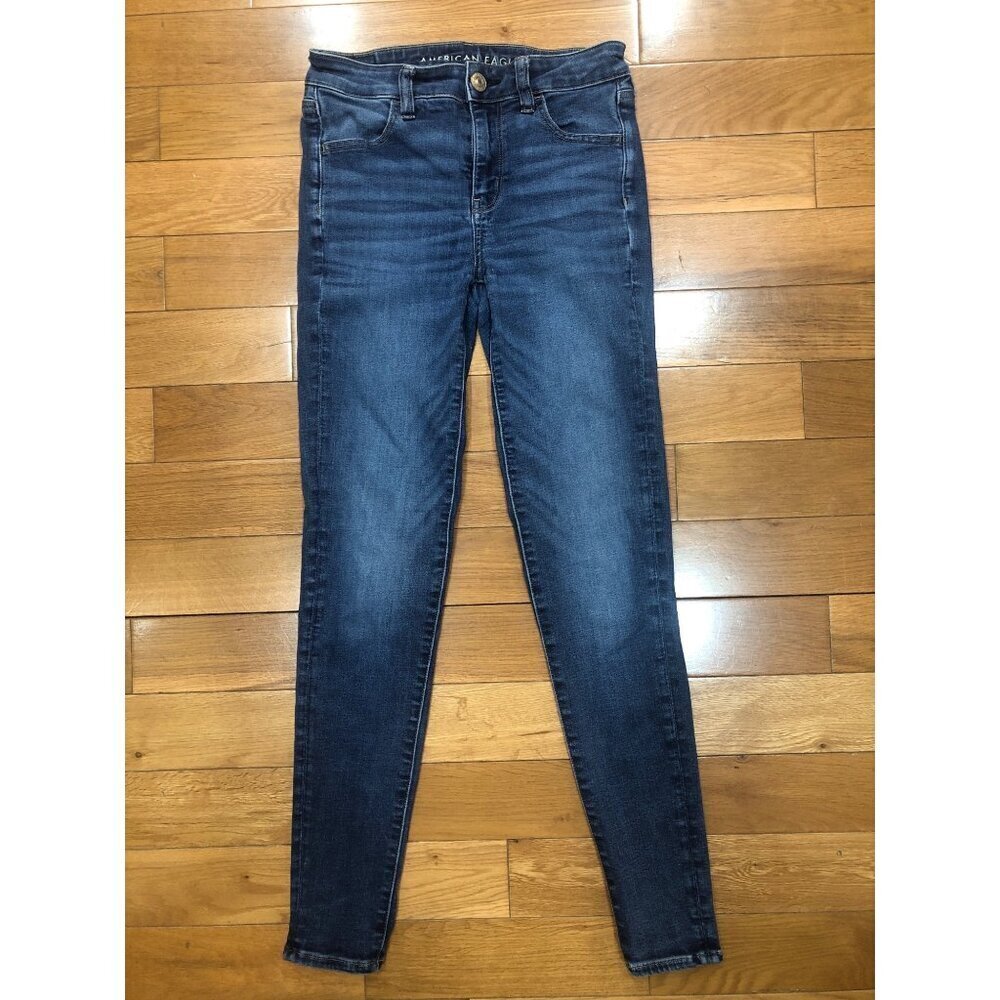 American Eagle Outfitters Next Level Stretch Hi Rise Jegging Size 4 Long - Picture 1 of 11
